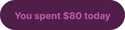 Daily spending summary notification